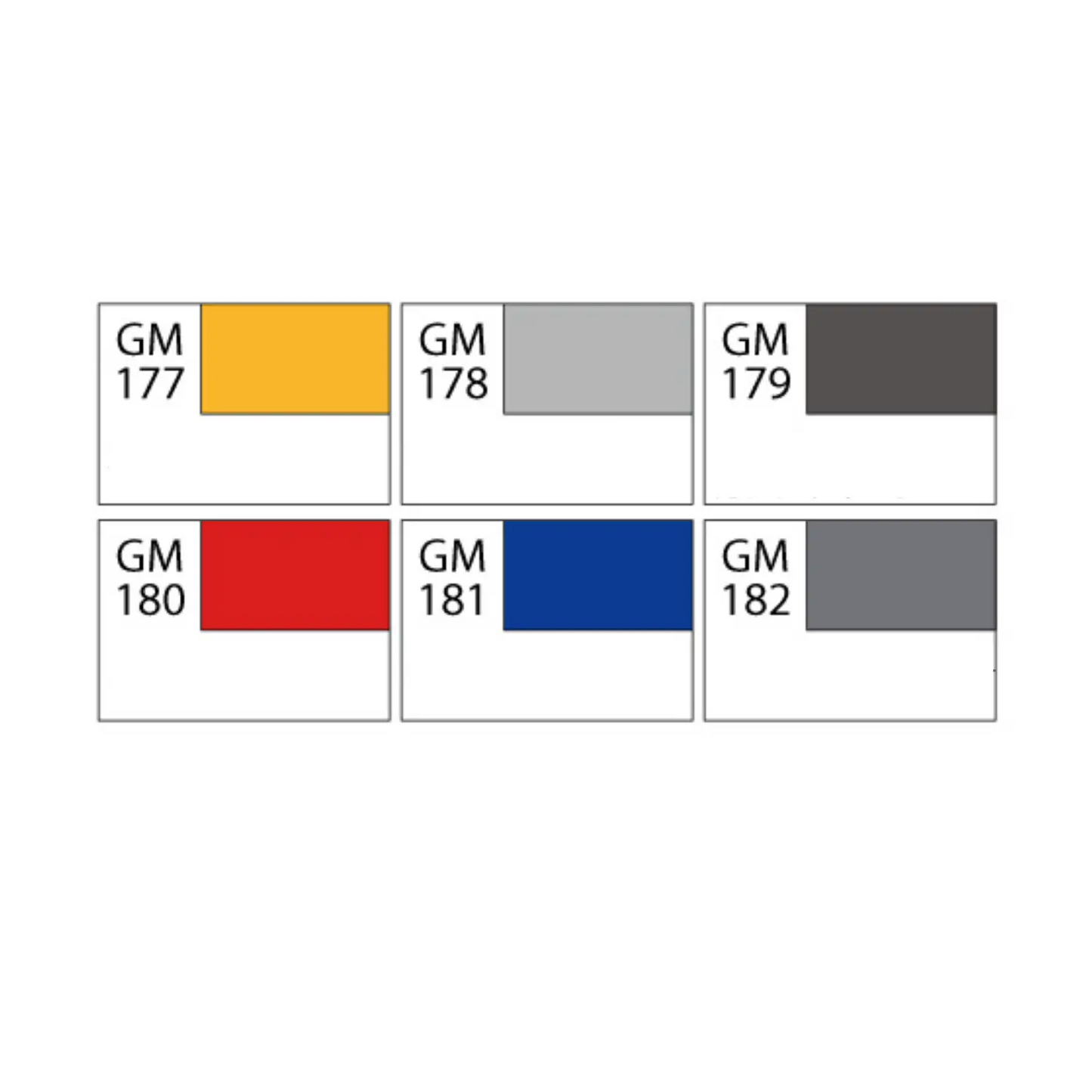 Gundam Marker Fine Edge Set 2 (6pcs)