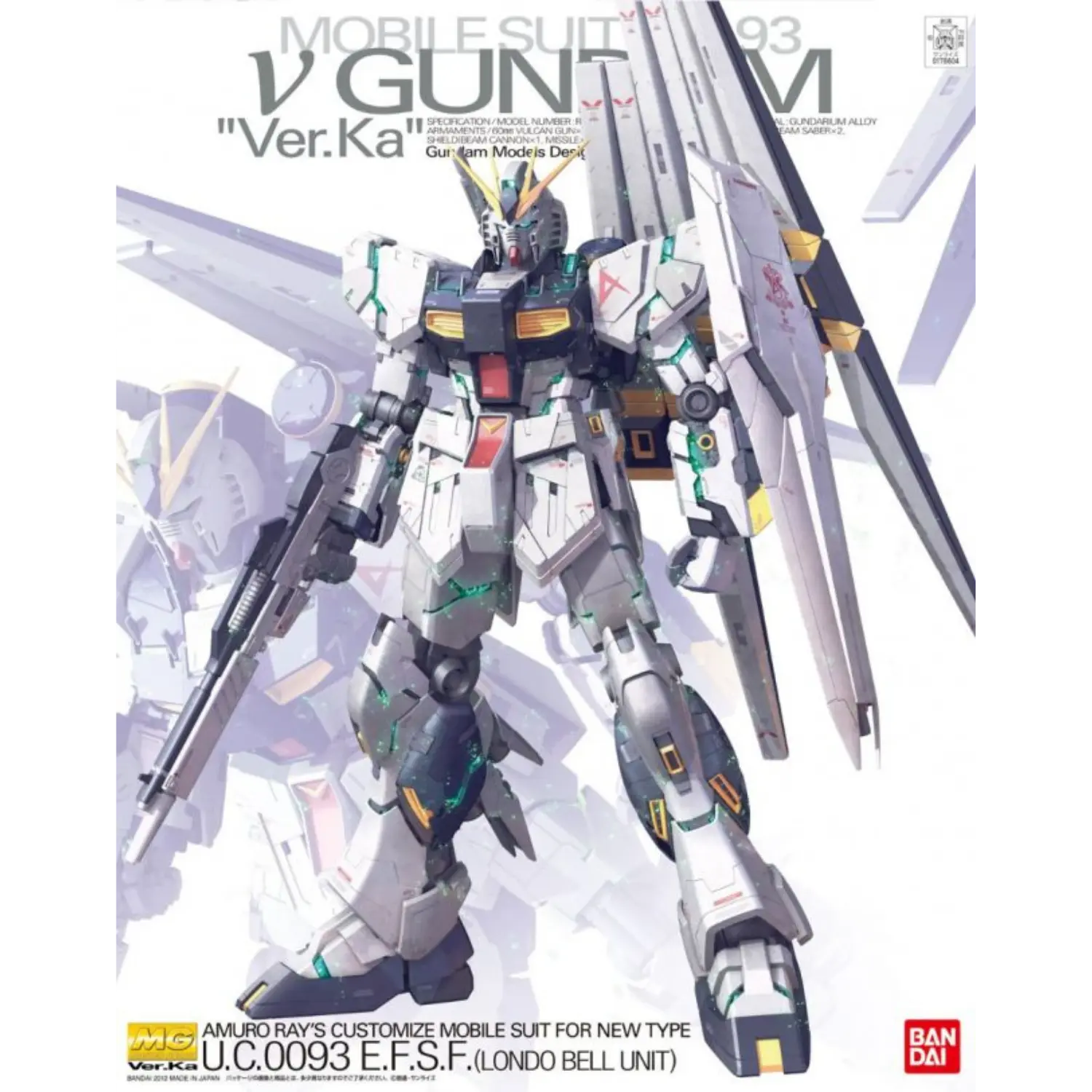 MG 1/100 Nu Gundam Ver.Ka – Hobby Gundam USA MG 1/100 Nu Gundam Ver.Ka – Hobby Gundam USA