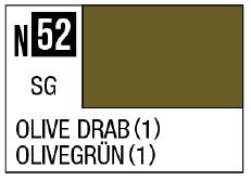 Acrysion N52 - Olive Drab 1 (Semi-Gloss/Aircraft)