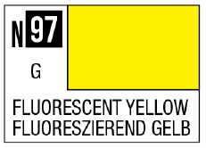 GSI Creos Acrysion N97 Fluorescent Yellow Semi-Gloss Paint