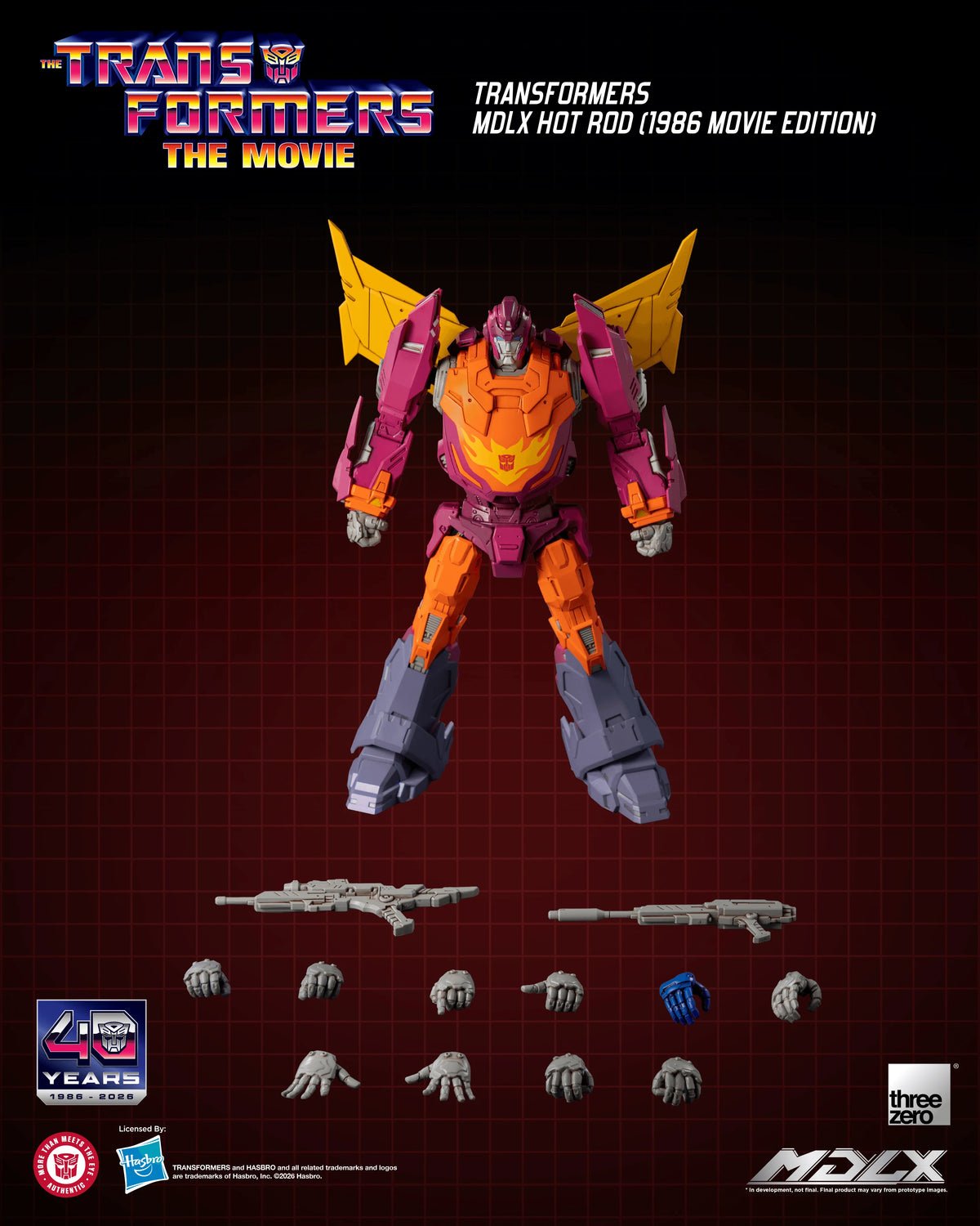 Transformers MDLX Hot Rod (1986 Movie Edition)