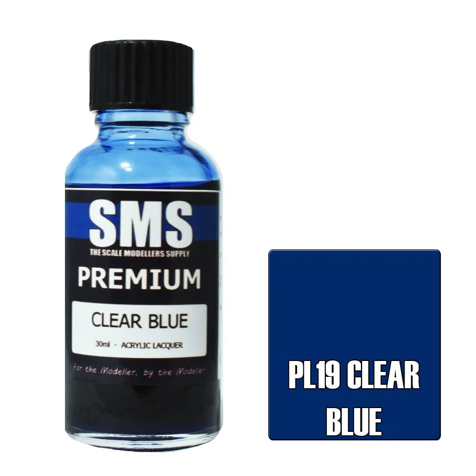 Premium CLEAR BLUE 30ml (Box of 6)
