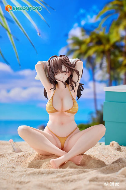 ENSOUTOYS Nekomugi Character Beach Scale Figure