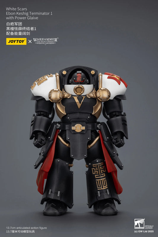 White Scars Ebon Keshig Terminator 1 with Power Glaive