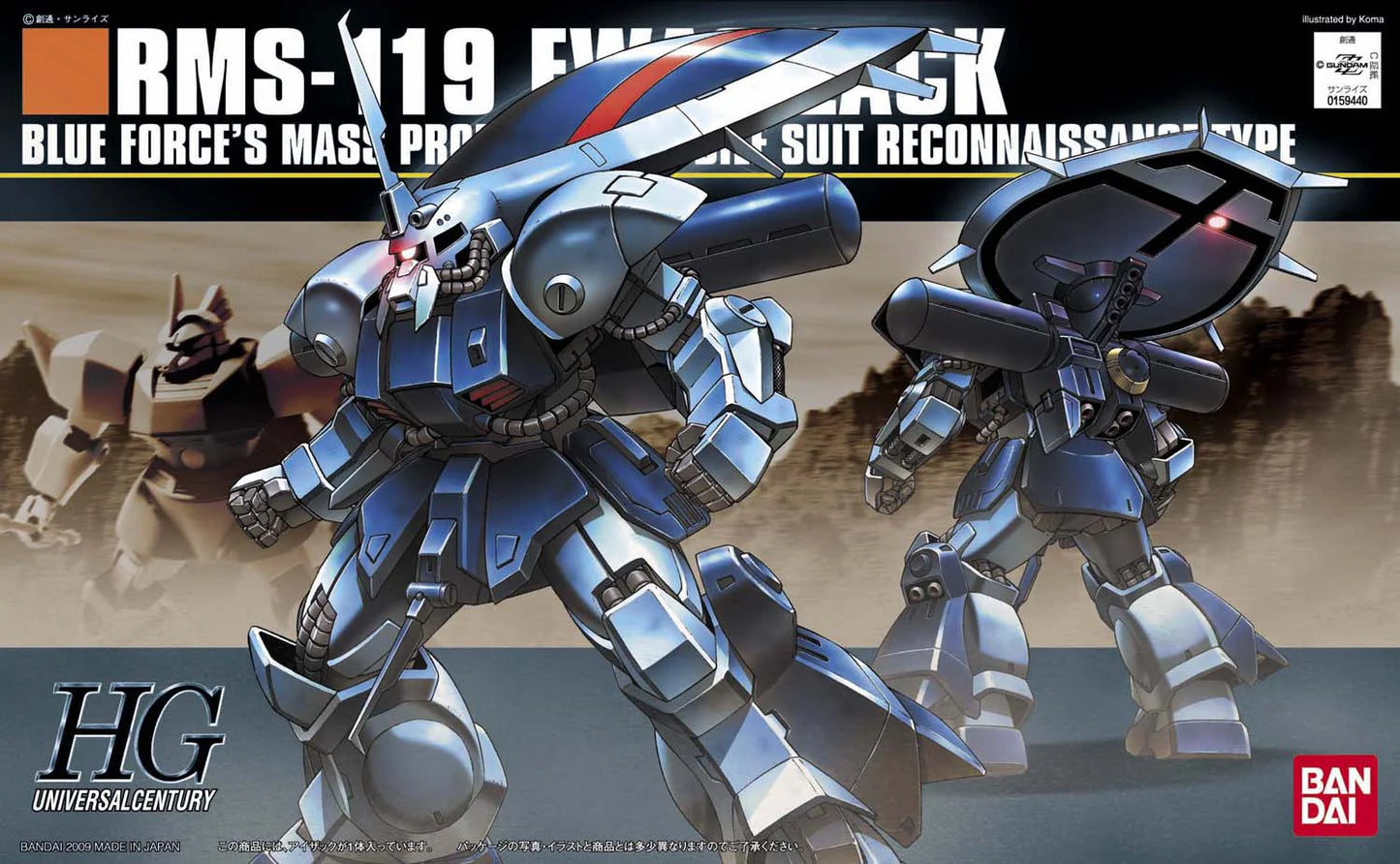 HGUC 1/144 Ewack Zack Gundam Model Kit