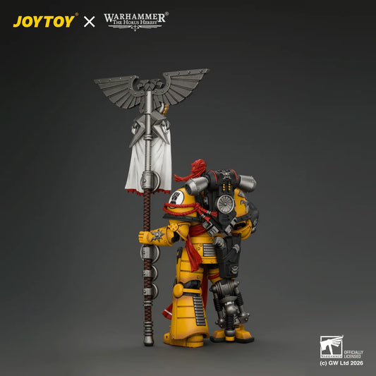 Imperial Fists Herald Consul with Standard and Bolt Pistol
