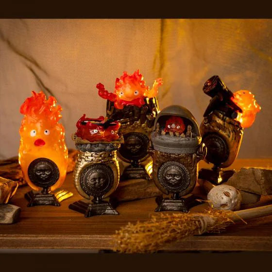 Benelic Kazaring Calcifer Howl's Moving Castle Blind Box Ring Set (6-Pack)
