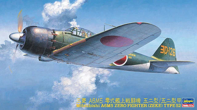 Hasegawa 1:48 Mitsubishi A6M5 Zero Fighter Type 52 Model Kit