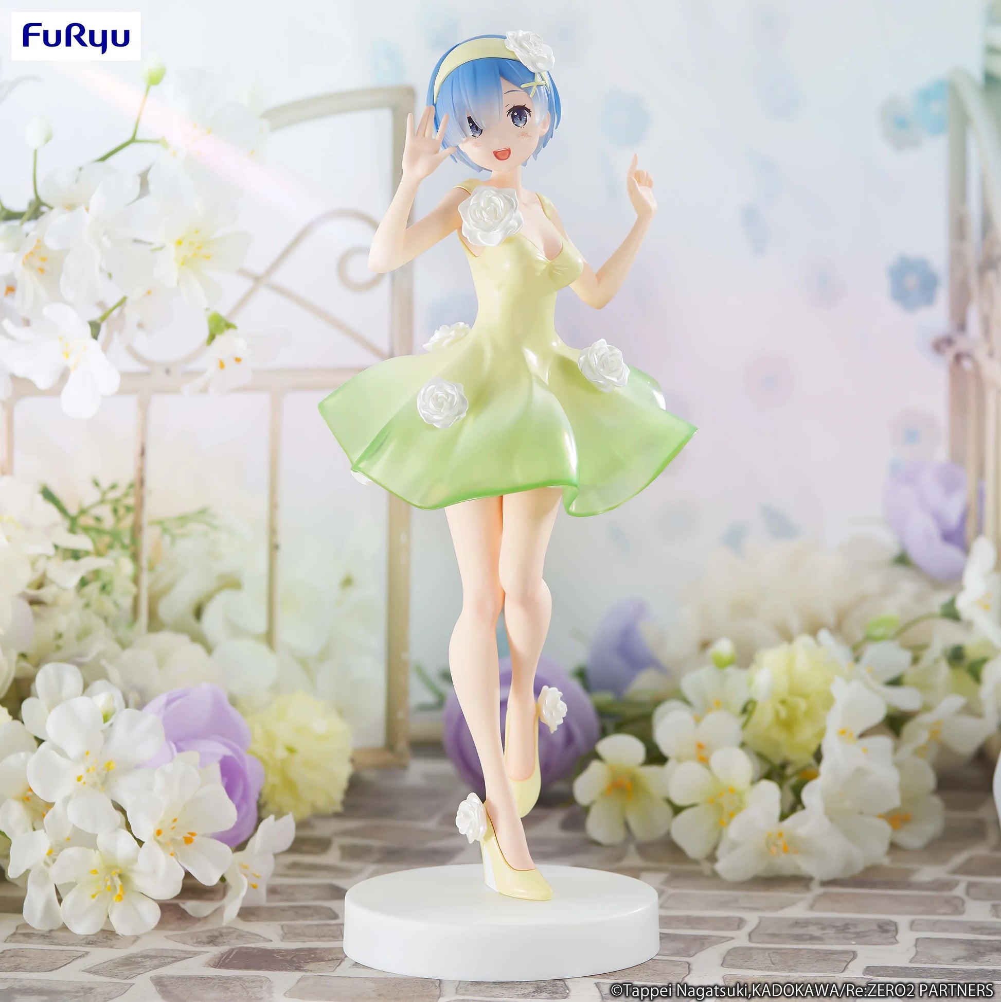 FuRyu Re:ZERO Rem Flower Dress Trio-Try-iT Figure