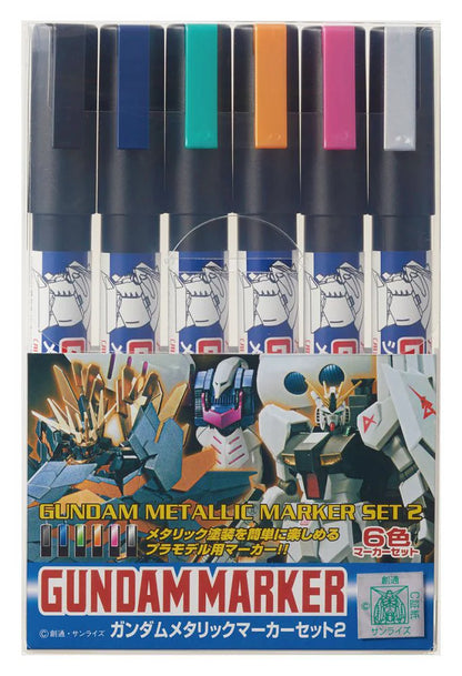 GUNDAM METALLIC MARKER SET 2
