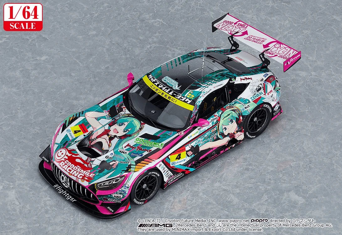 (Rerelease) 1/64 Scale Good Smile Hatsune Miku AMG 2020 SUPER GT Ver. - Release Date: 02/2027