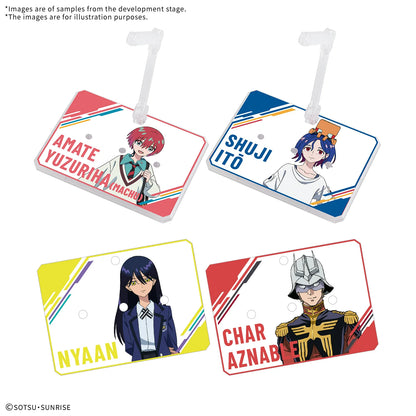 Mobile Suit Gundam GQuuuuuuX Action Base 7 Clear Color Stickers Set
