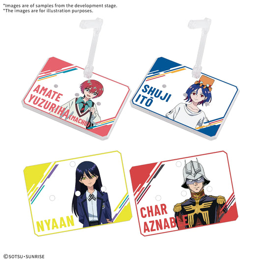 Mobile Suit Gundam GQuuuuuuX Action Base 7 Clear Color Stickers Set