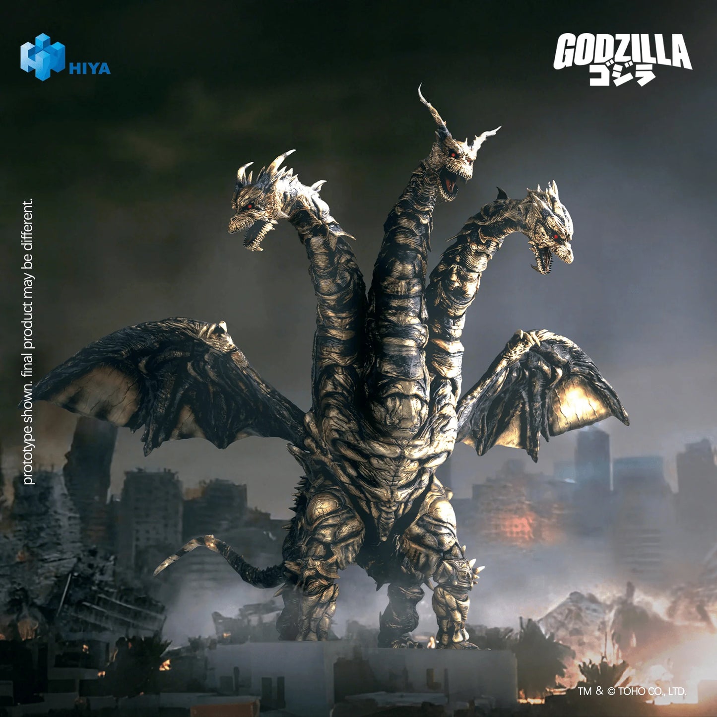 Hiya Toys Exquisite Basic Series Keizer Ghidorah Action Figure – Godzilla Final Wars 2004