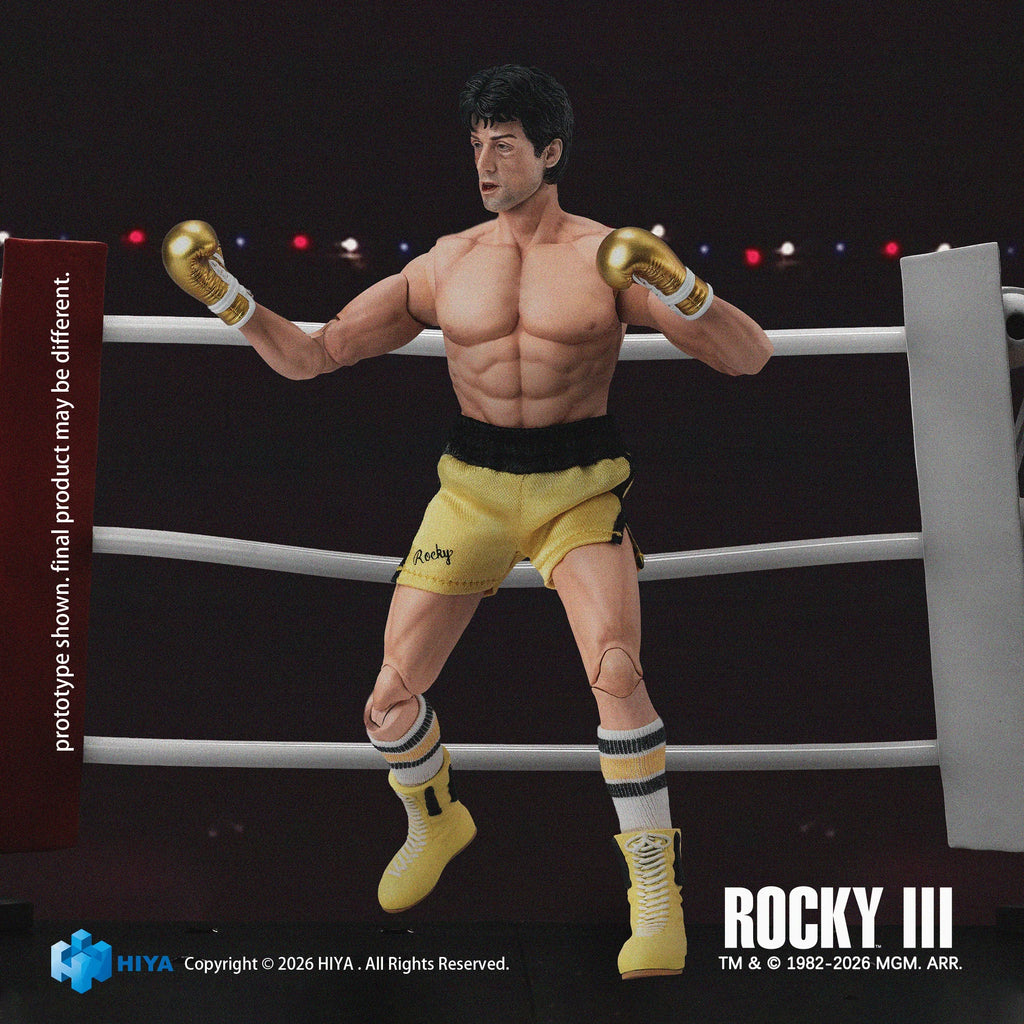 HIYA TOYS Exquisite Super Series Rocky III Rocky Balboa 1/12 Scale Action Figure