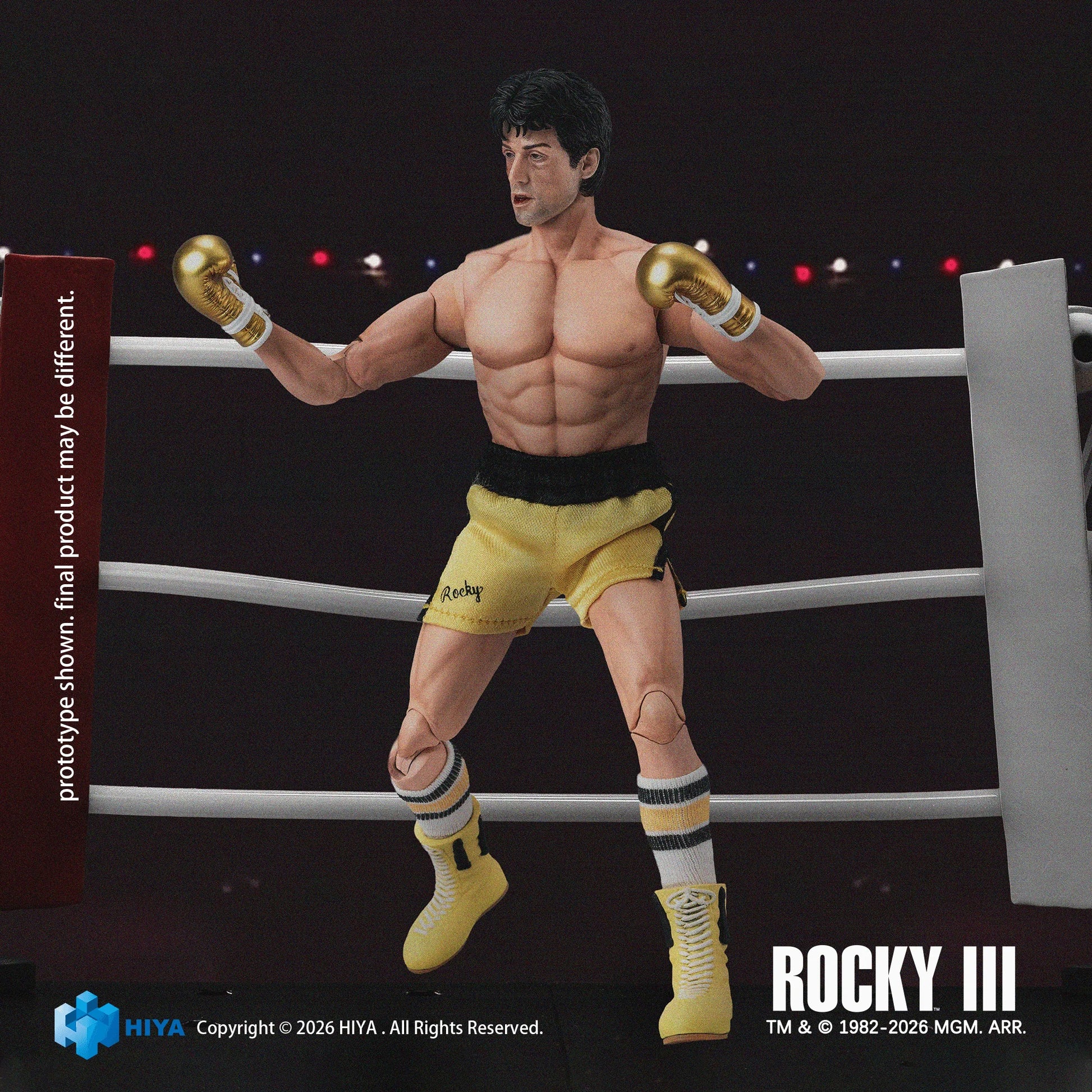 HIYA TOYS Exquisite Super Series Rocky III Rocky Balboa 1/12 Scale Action Figure