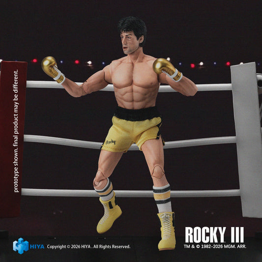 HIYA TOYS Exquisite Super Series Rocky III Rocky Balboa 1/12 Scale Action Figure