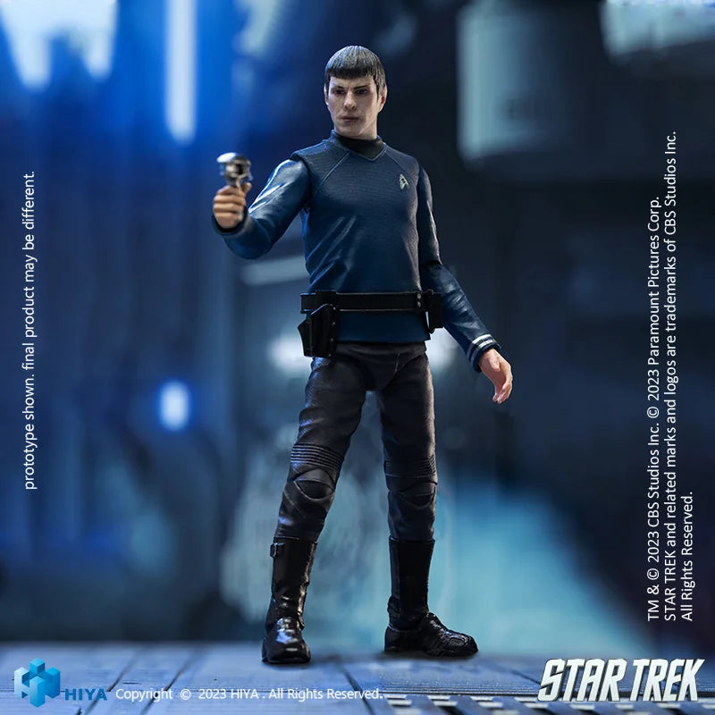 HIYA TOYS Exquisite Mini Series 1/18 Scale Star Trek 2009 Spock Action Figure