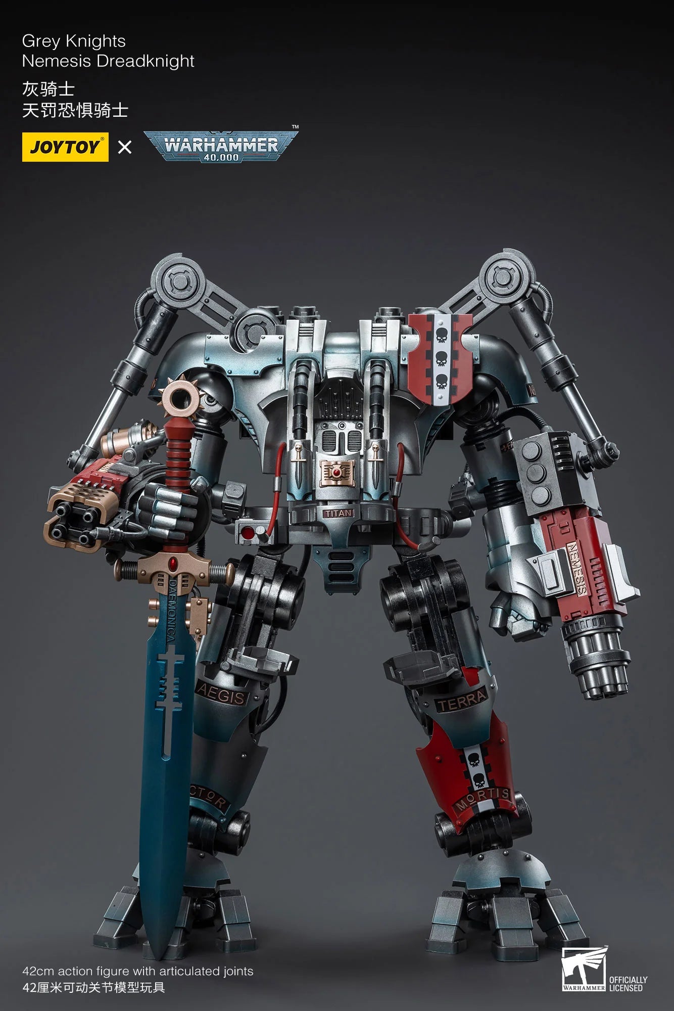 JOYTOY Grey Knights Nemesis Dreadknight Collectible Figure