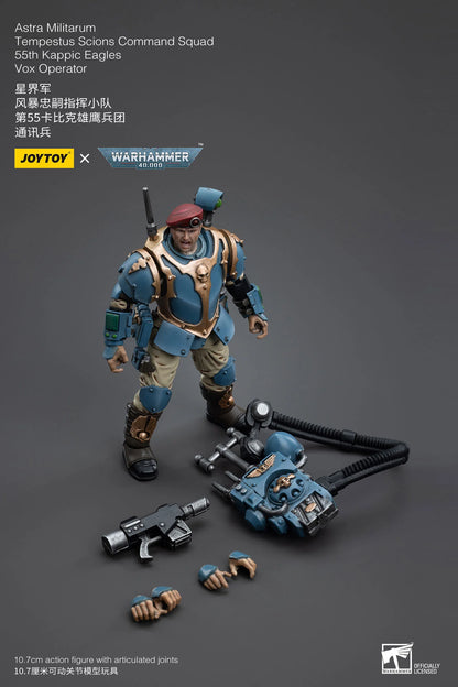 JoyToy Warhammer 40K Astra Militarum Tempestus Scions Vox Operator Action Figure