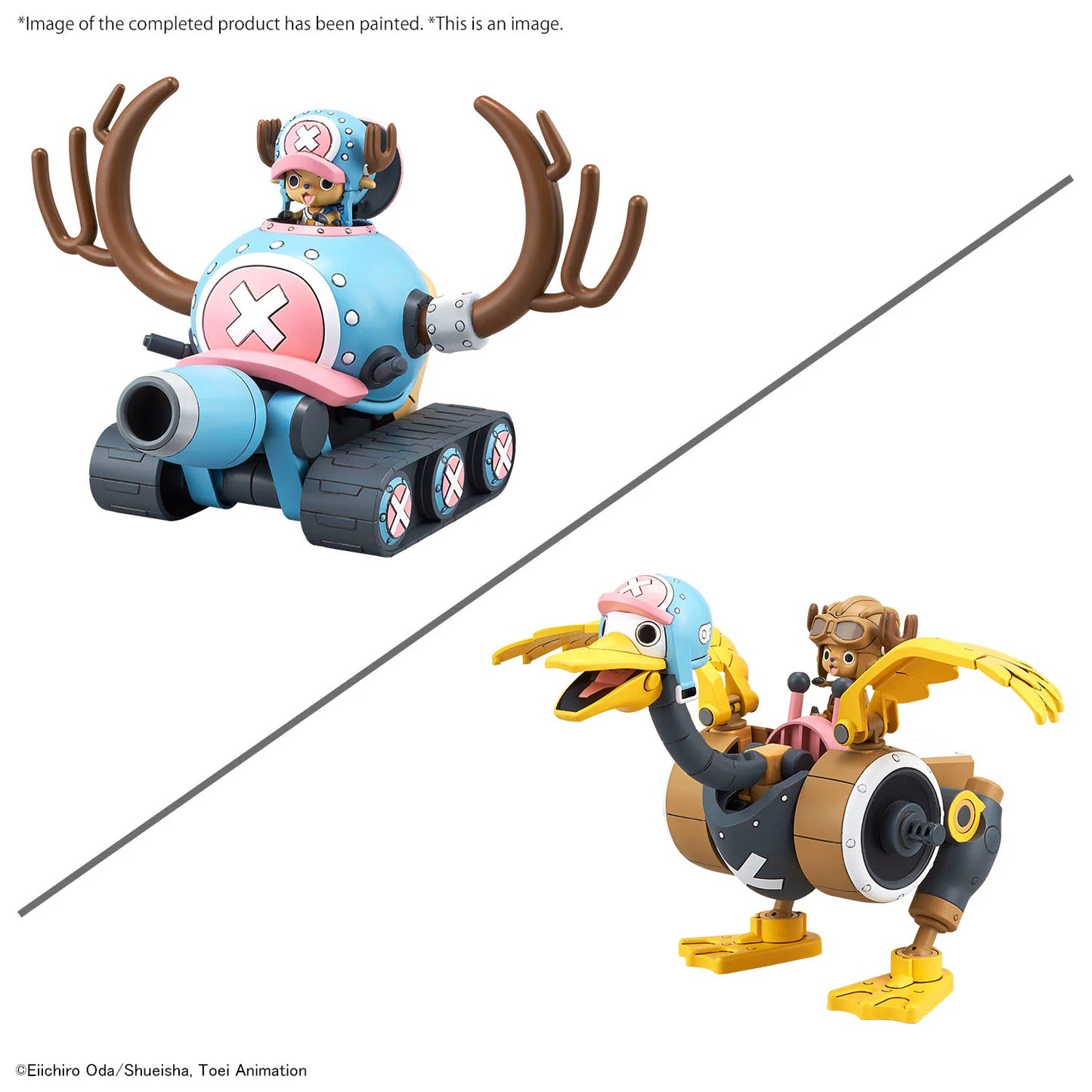 One Piece Chopper Robo 1 & 2 Tank and Wing Model Kit