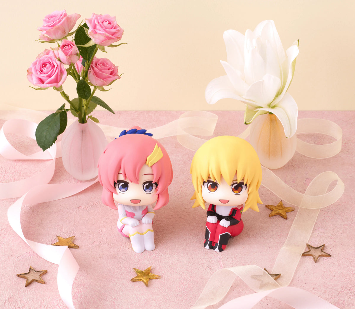 MegaHouse Lookup Lacus Clyne & Cagalli Yula Athha Mobile Suit Gundam SEED FREEDOM Collectible Figure Set