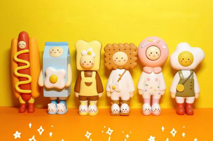 PLUM UOVO Friend Food Series PVC Figure Set (6-Pack)