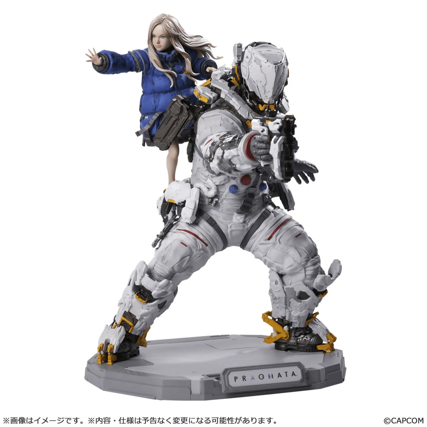 Capcom Figure Builder Creator's Model PRAGMATA Hugh & Diana Painted PVC Figure
