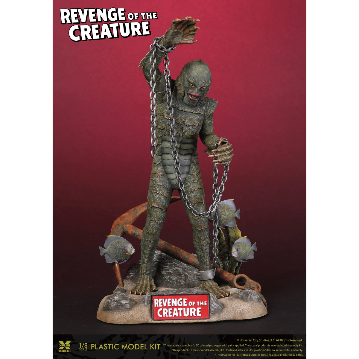 1/8 Scale Revenge of the Creature Plastic Model Kit
