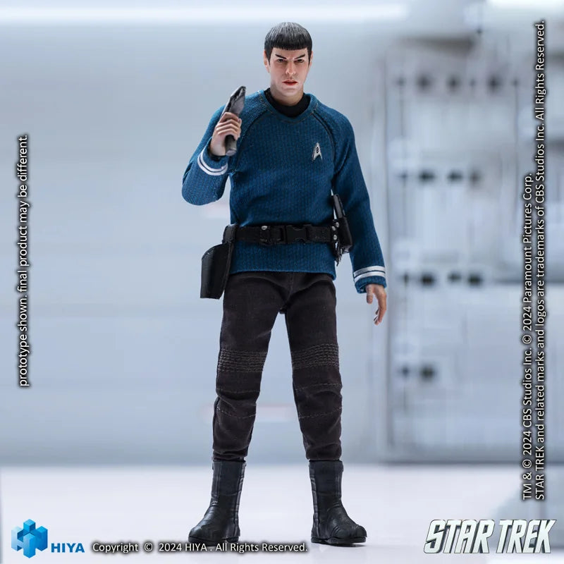 Hiya Toys Exquisite Super Series 1/12 Scale Star Trek 2009 Spock Action Figure