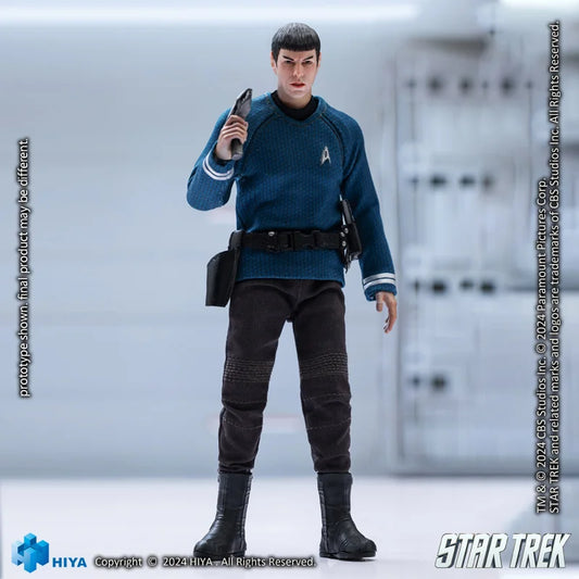 Hiya Toys Exquisite Super Series 1/12 Scale Star Trek 2009 Spock Action Figure