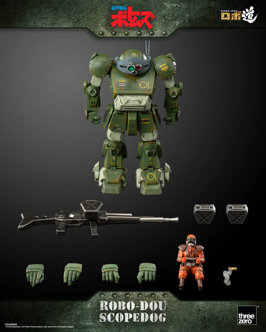 threezero ROBO-DOU Scopedog Armored Trooper VOTOMS Action Figure
