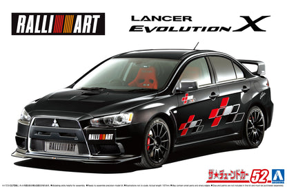 Aoshima 1/24 Ralliart CZ4A Lancer Evolution X '07 Model Kit