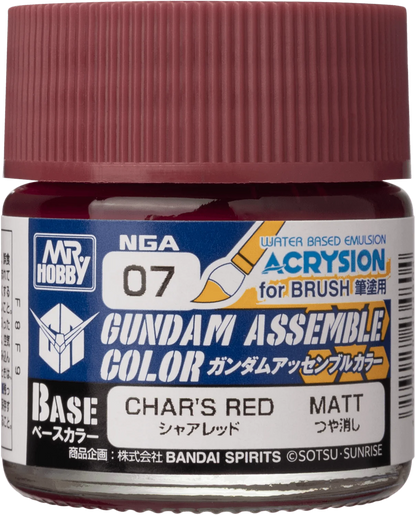 GUNDAM ASSEMBLE COLOR CHAR'S RED