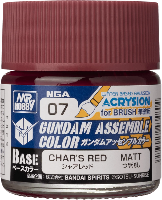 GUNDAM ASSEMBLE COLOR CHAR'S RED