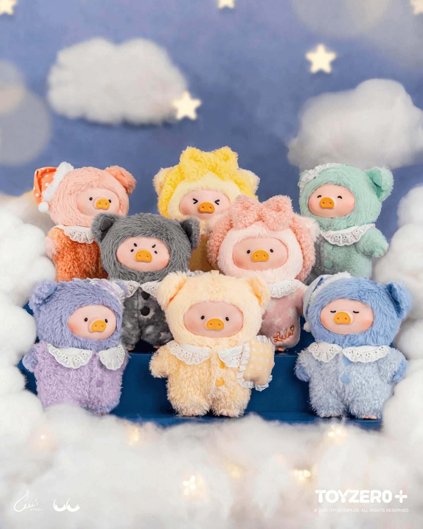 LuLu the Piggy - LuLu's Dreaming Wonderland Series PVC Plush Keychain Blindbox (Box of 6)