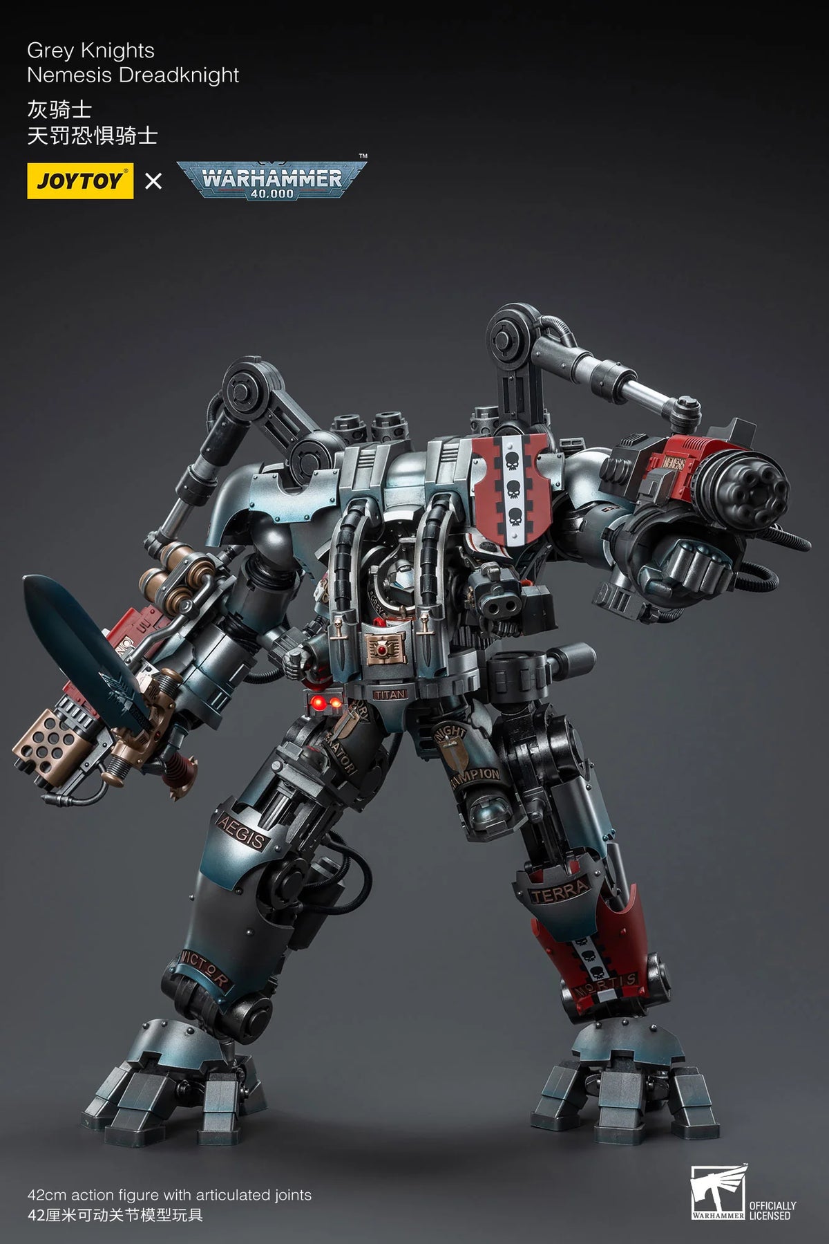 JOYTOY Grey Knights Nemesis Dreadknight Action Figure