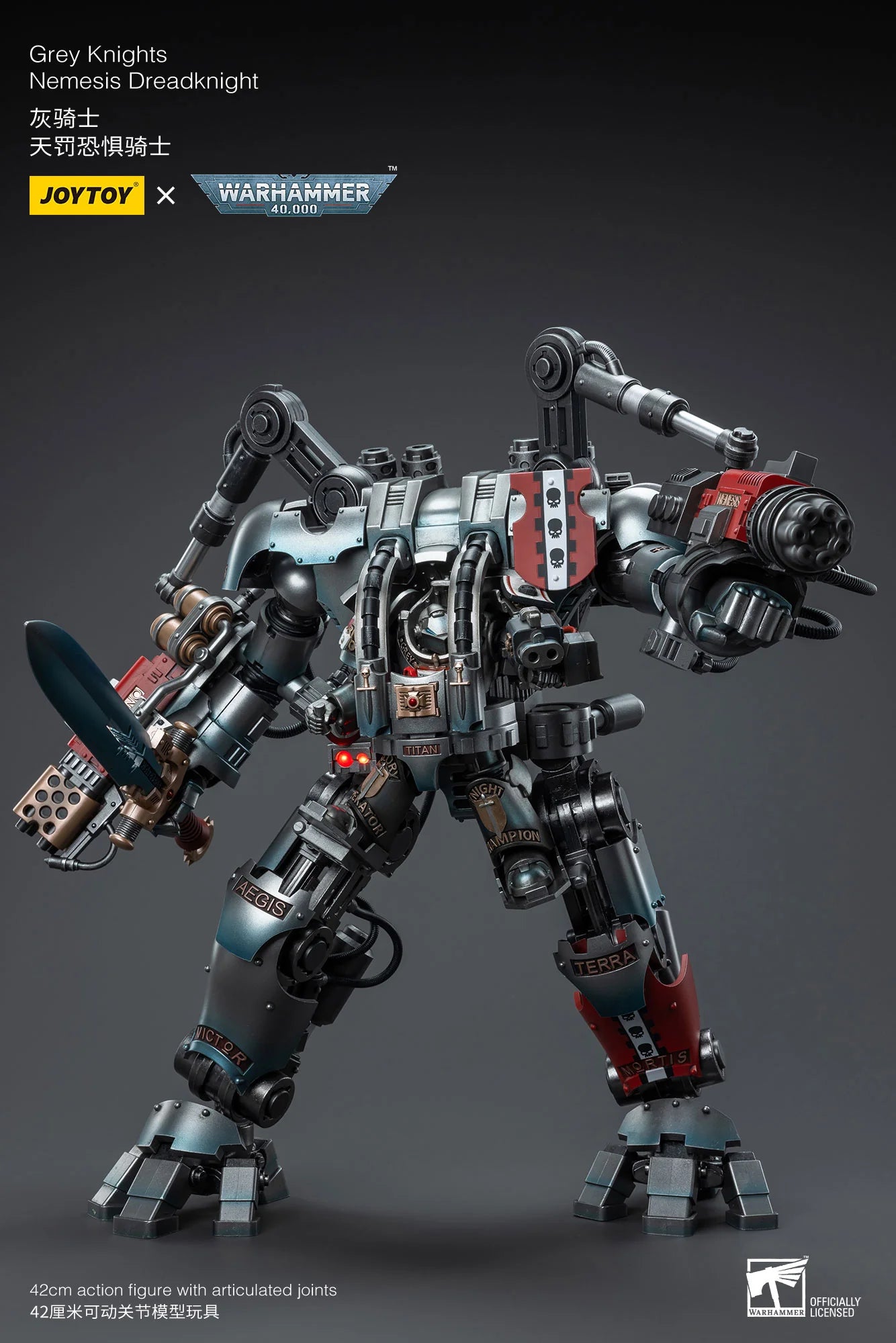JOYTOY Grey Knights Nemesis Dreadknight Action Figure