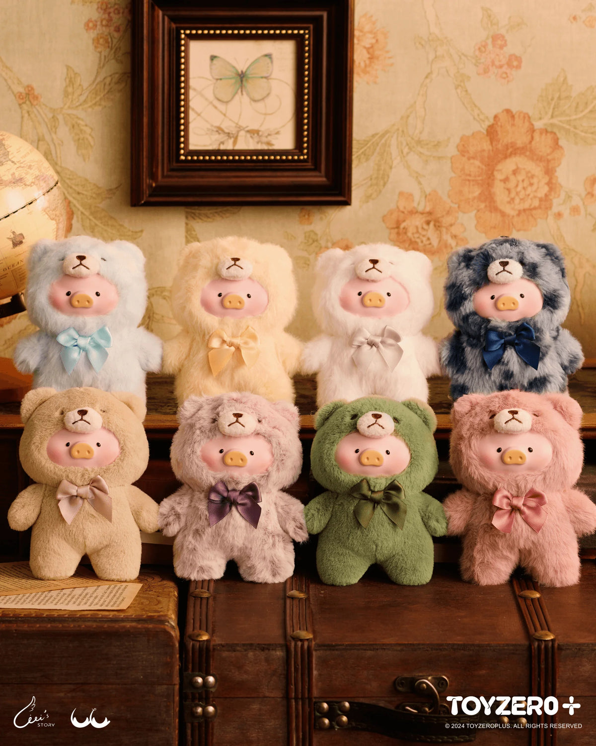 LuLu the Piggy - Vintage Teddy Shop Vinyl Face Blindbox (Box of 6)