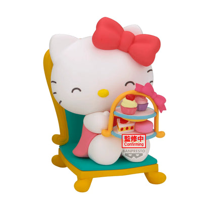 Banpresto Sanrio Nakayoshi Memories Tea Party Figure - Hello Kitty