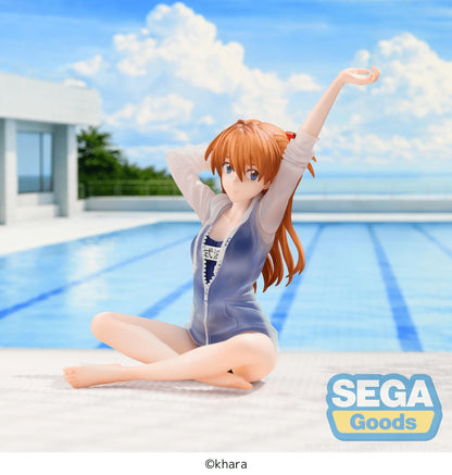 SEGA Yumemirize Asuka Shikinami Langley School Swimsuit PVC Figure