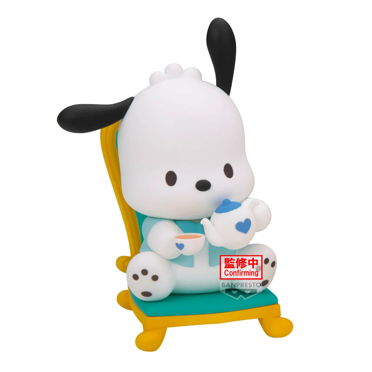 Sanrio Characters Nakayoshi Memories Tea Party Pochacco & Hello Kitty Figure