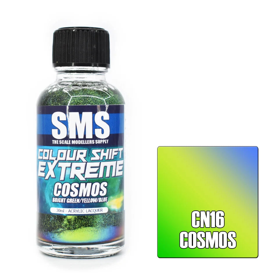 Colour Shift Extreme COSMOS (BRIGHT GREEN/YELLOW/BLUE) 30ml (Box of 6)