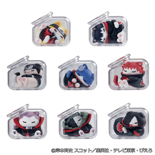 MEGA CAT PROJECT NARUTO ShippudenGood Night Nyaruto! Gathering Akatsuki Edition Vol.1 (Box of 8)