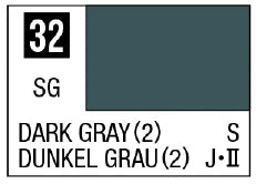 Mr. Color 32 - Dark Gray (2) (Semi-Gloss/Ship) (Box of 6)