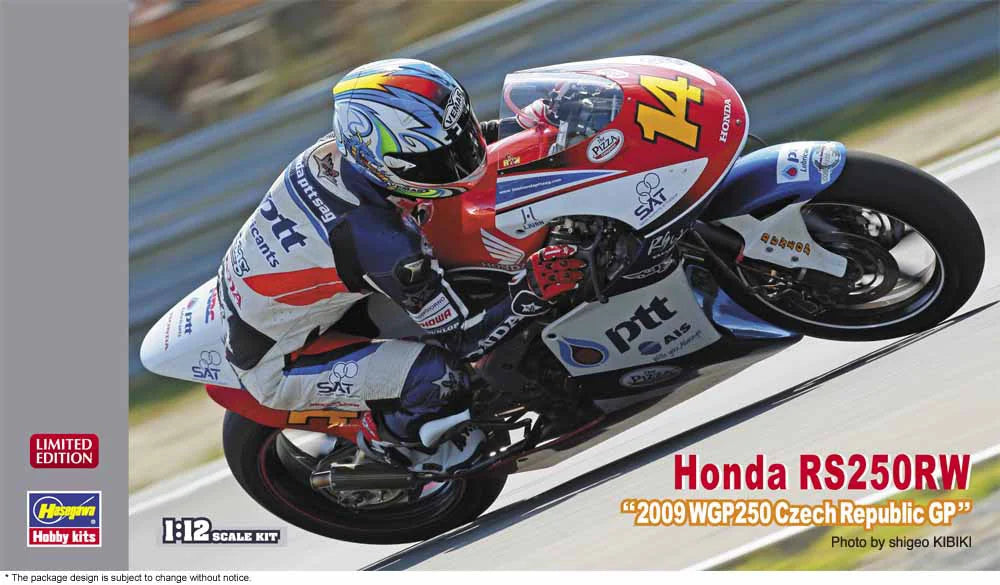 1/12 Honda RS250RW "2009 WGP250 Czech Republic GP"