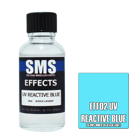 Effects UV REACTIVE BLUE 30ml (Box of 6)