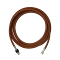 2.5M BLACK & ORANGE BRAIDED HOSE 1/8”PS x 1/8”PS WITH SWIVEL JOINT