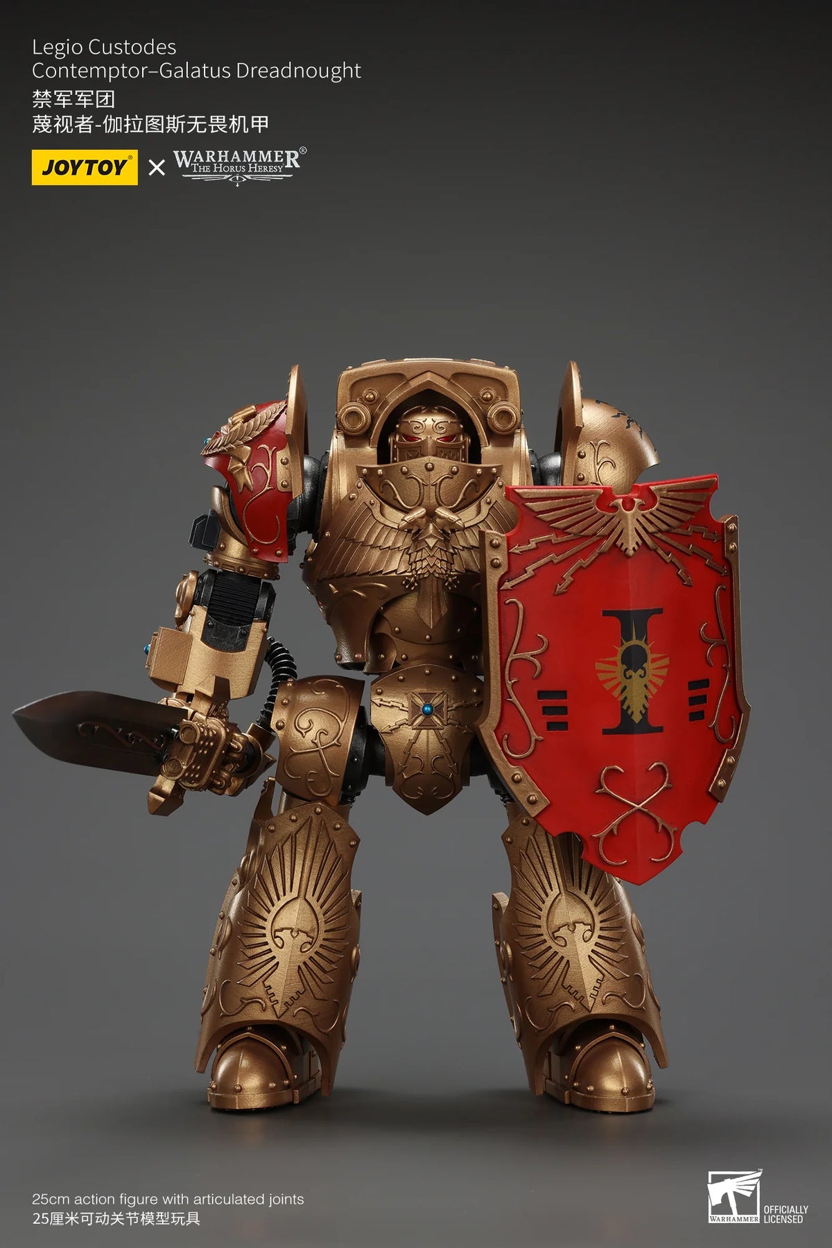 JOYTOY Warhammer 40K Legio Custodes Contemptor-Galatus Dreadnought Collectible Figure