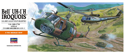 Hasegawa 1:72 UH-1H Iroquois Helicopter Model Kit